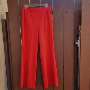 𝅺vintage Frank Lee Women's red wide leg flair disco boho pants